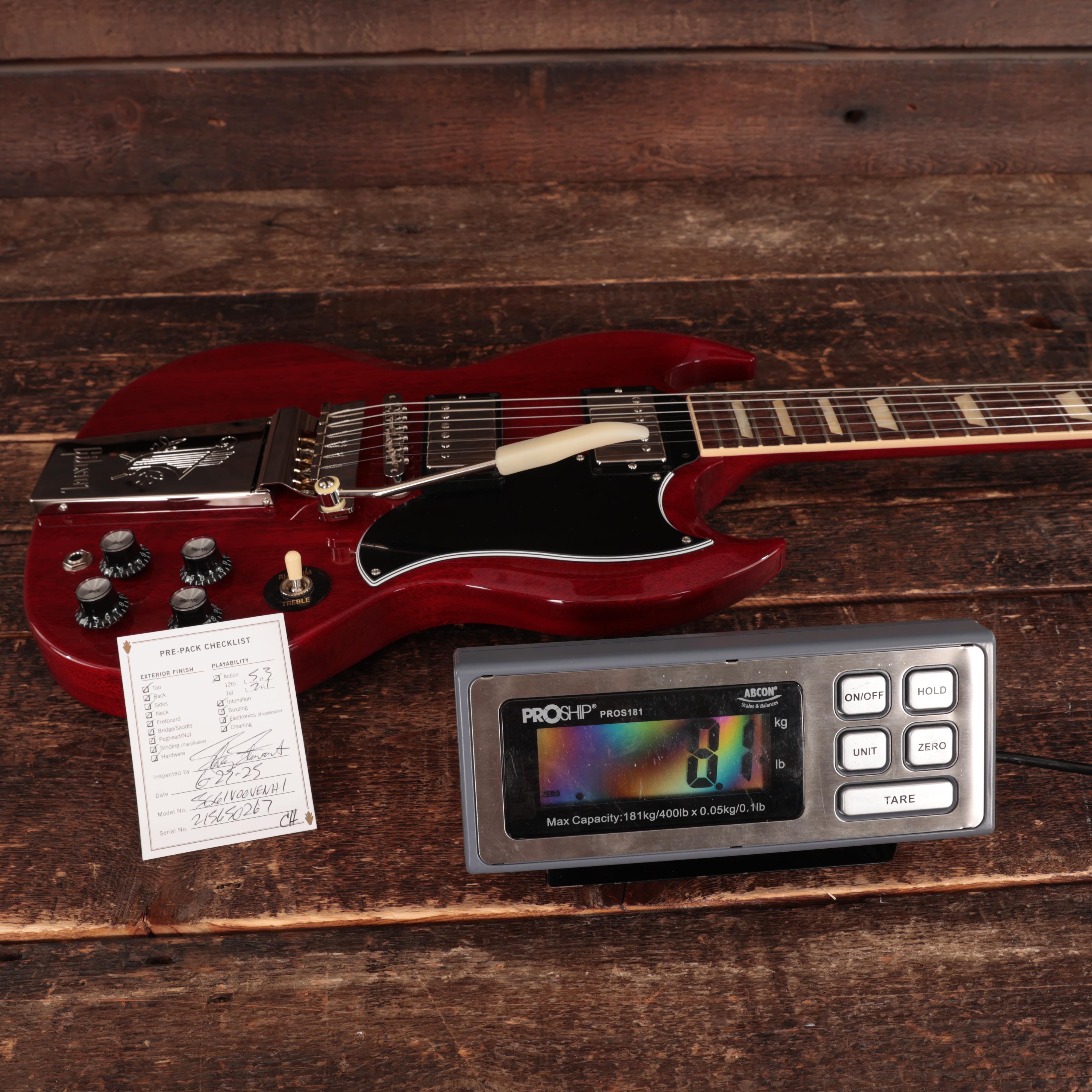 Gibson USA SG Standard '61 Maestro Vibrola in Vintage Cherry